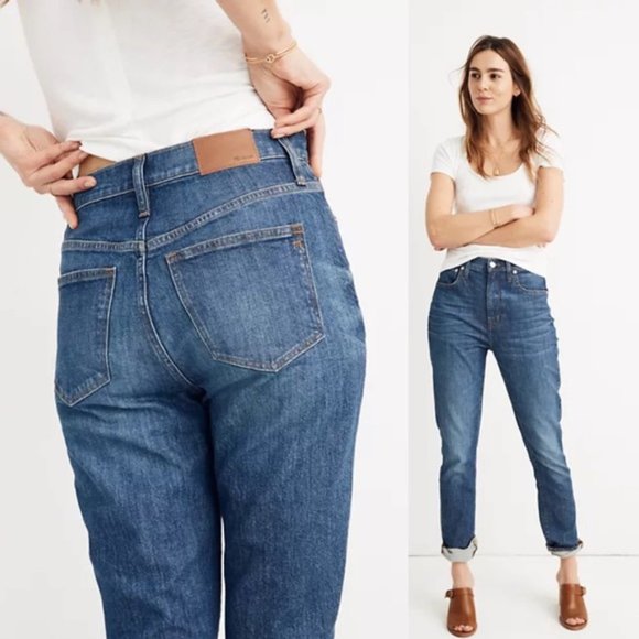 Madewell High Rise Slim Boyjean Eco Edition Size 24 - Picture 3 of 13